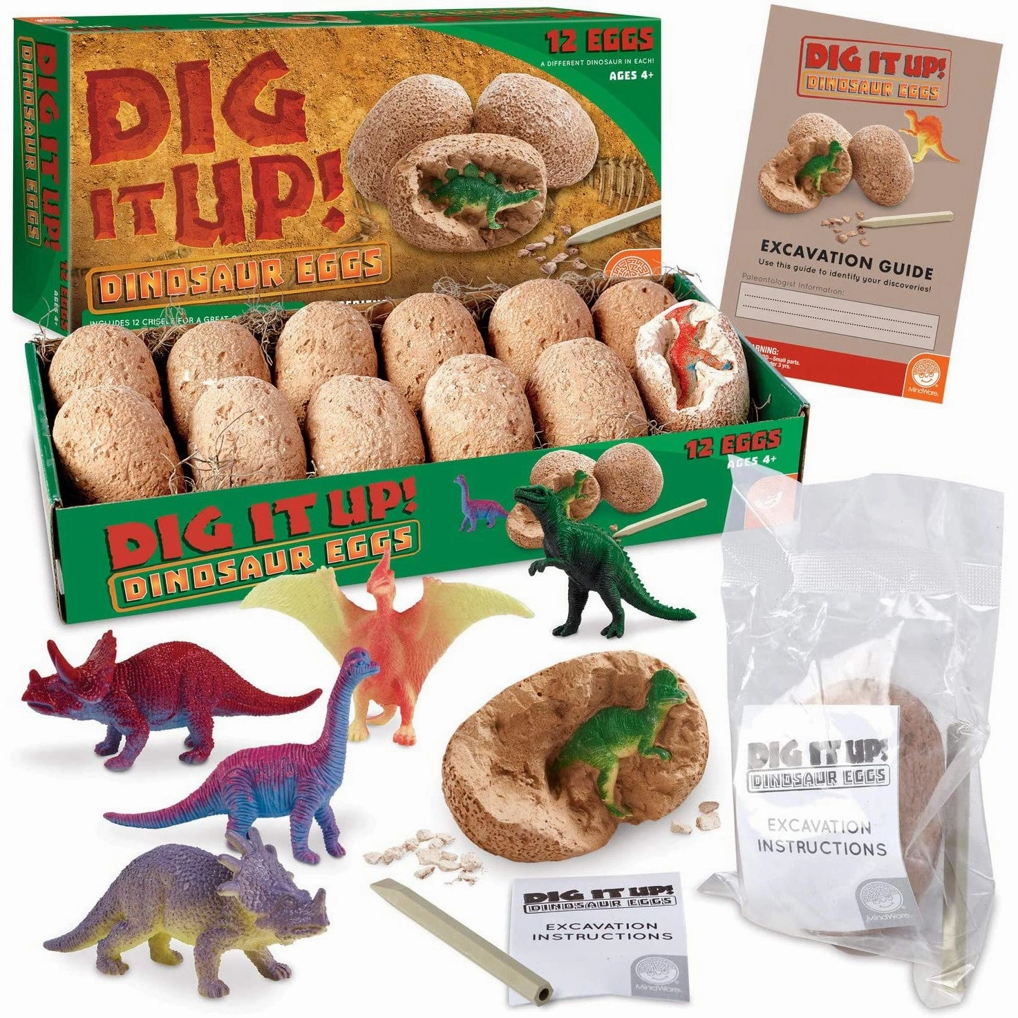 Expectation Exceed Dig It Up! Dinosaur Eggs Excavation Kit