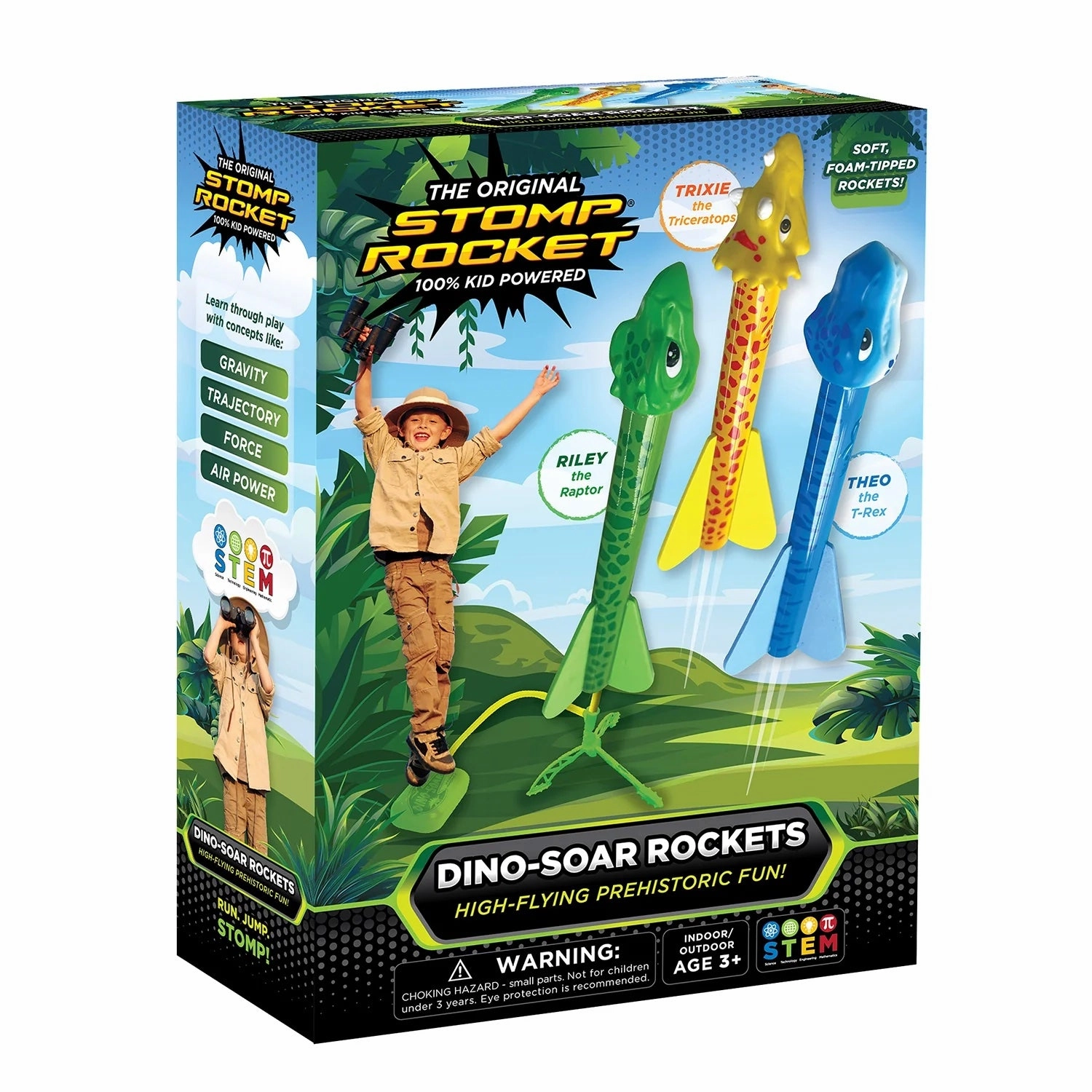 Dino-Soar Stomp Rockets App Enabled Computer Game