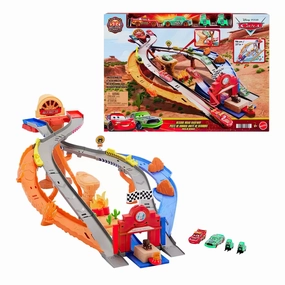 Matching Gift Steampunk Design Disney Cars Radiator Springs Race & Rescue Raceway Playset
