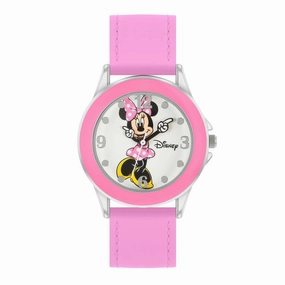 Creative Play Disney Minnie Mouse Kids Analogue Teachers Watch