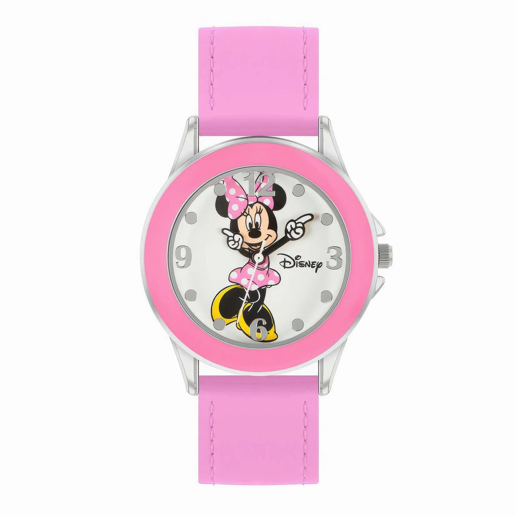 Creative Play Disney Minnie Mouse Kids Analogue Teachers Watch