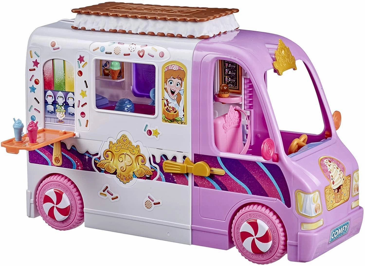 Disney Princess Comfy Squad Sweet Treats Truck, Playset Dynamic Lighting