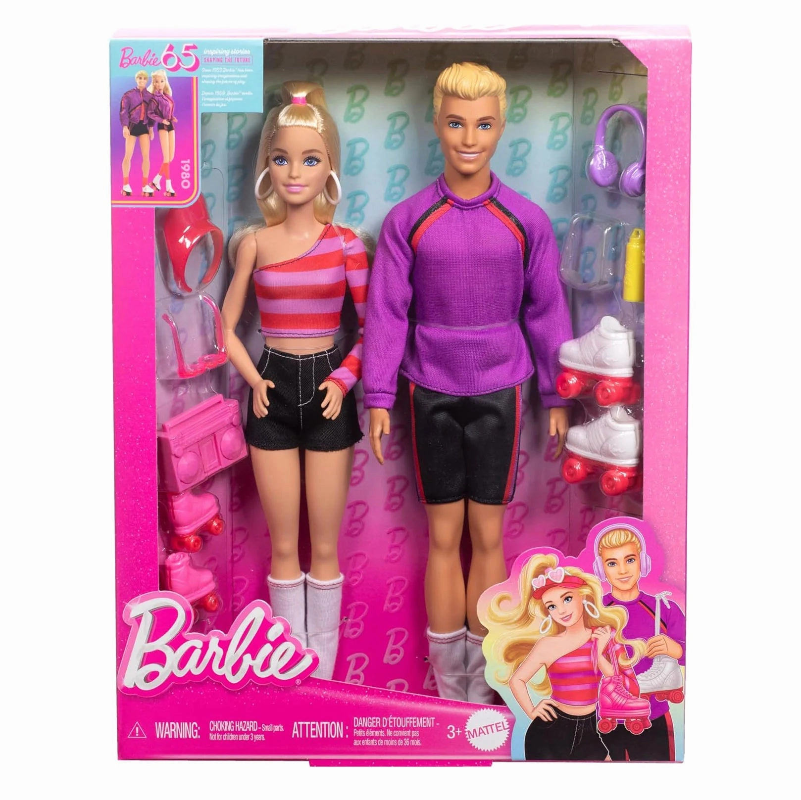 Identity Crisis Barbie Fashionistas with Barbie & Ken 65th Anniversary Collectible Set