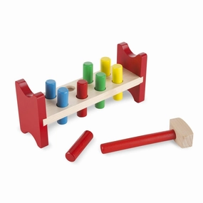 Progressive Values Moderation Team Melissa & Doug Wooden Pound-a-Peg Classic Toy