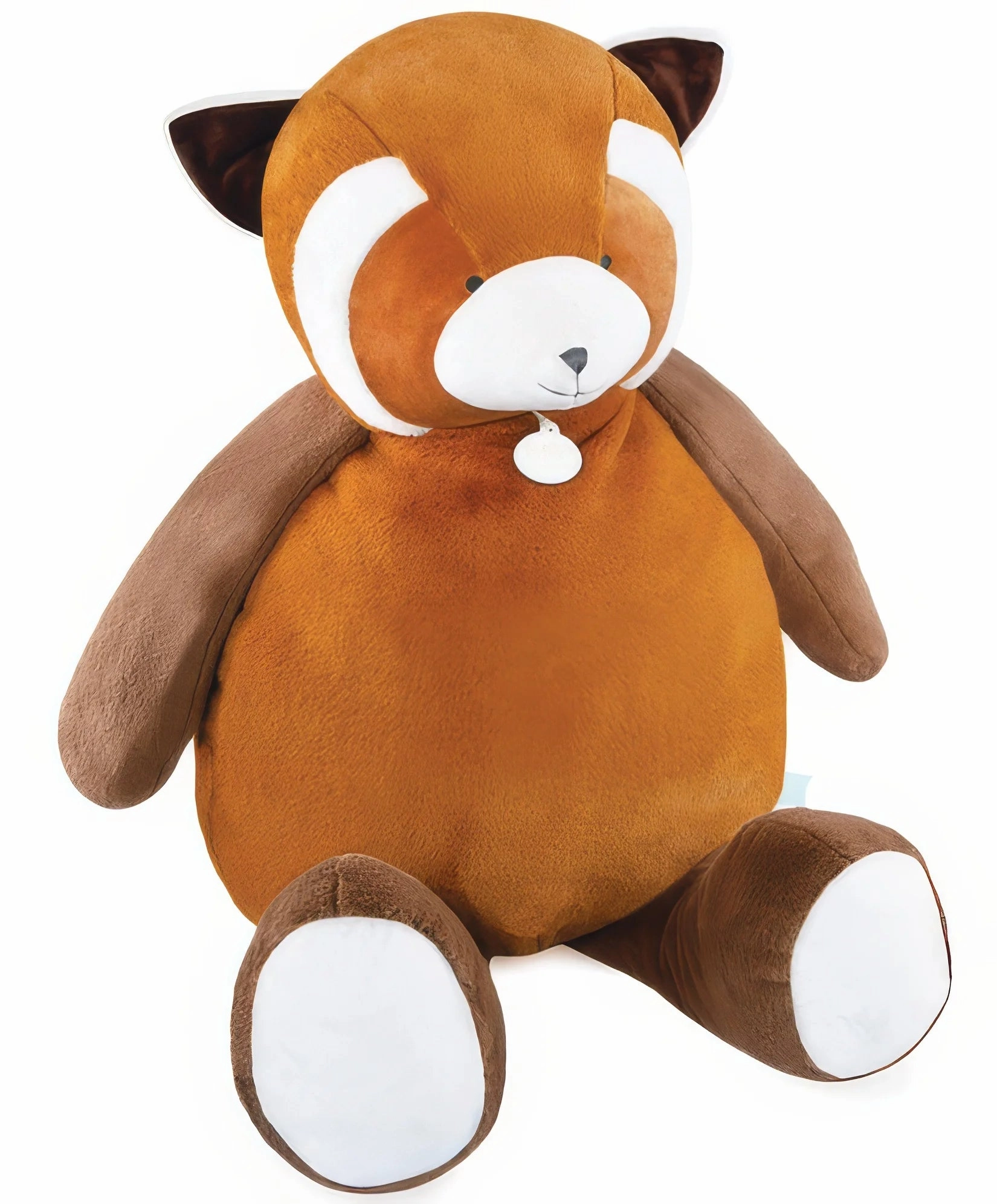 Small Baggage Doudou et Compagnie Giant XXL Red Panda Plush Toy - 100 cm