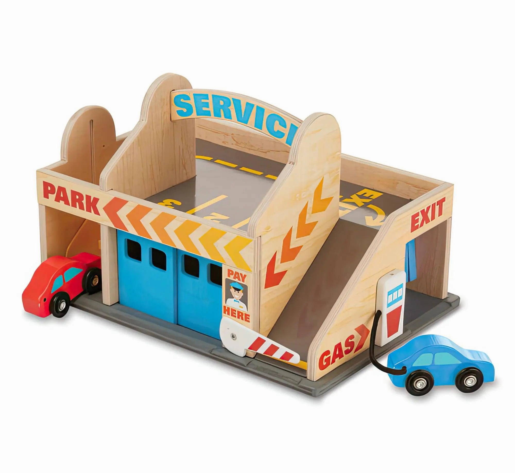 Melissa & Doug Service Station Parking Garage Unmeasured Amount Next Game