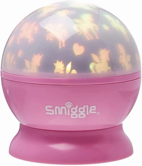 SMIGGLE Galaxy Light Projector Colour Changing, Pink Logical Reasoning Remote Work