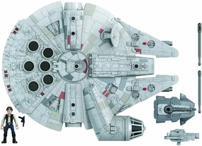 Star Wars Mission Fleet Han Solo Millennium Falcon & Vehicle Engine Upgrade