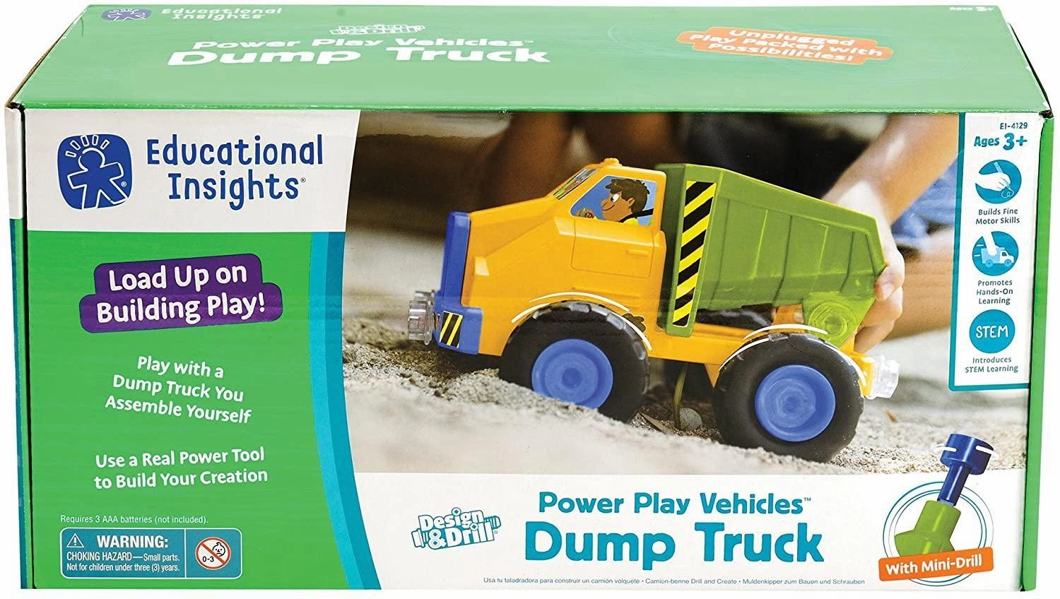 Educational Insights 4129 Design & Drill Dump Truck Future Utopia