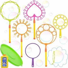 Weather Pattern Bubble Maker Wands, 6 Pcs