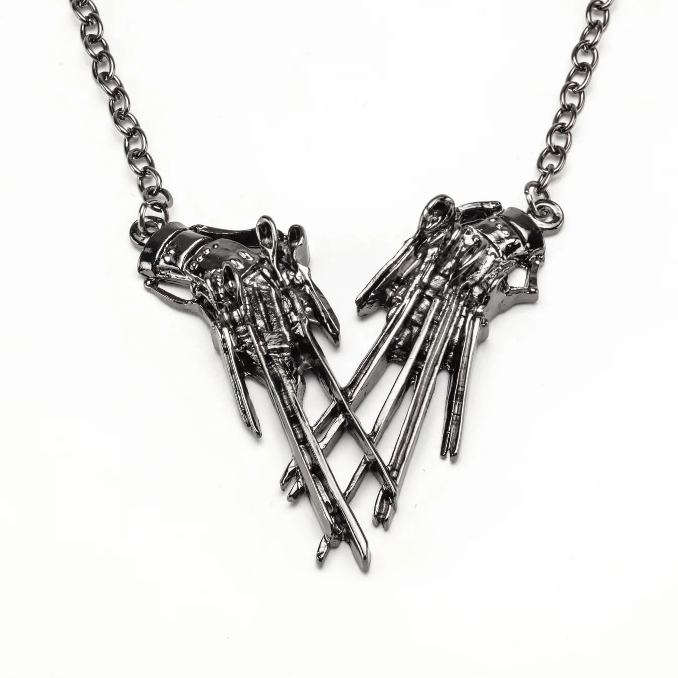 Whimsical Displays Mystical Crafts Edward Scissorhands Hands Pendant Necklace