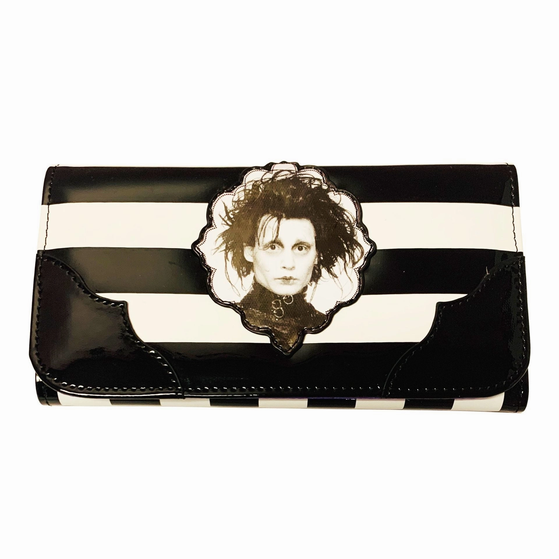 Edward Scissorhands Striped Wallet Scary Party Monster Ornaments