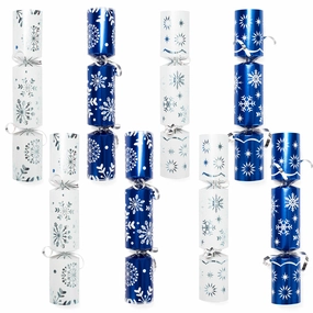 10in Snowflake Christmas No-Snap Party Favor, 8 Pcs Eerie Treats Ghoulish Designs