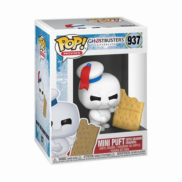 Wicked Lights Funko POP! Ghostbusters: Afterlife Mini Puft with Graham Cracker Vinyl Figure