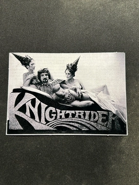 Knightriders Morgan Sticker Whimsical Masks