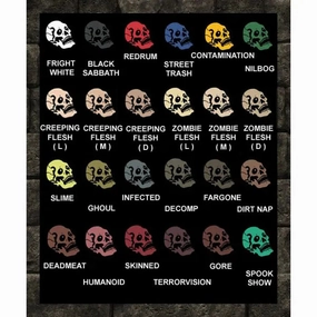 NIGHT SHADES Rubber Mask Paint - 16 oz. Mysterious Figures Ghostly Supplies