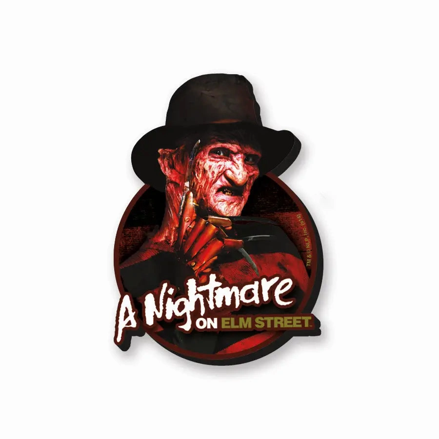 Ghostly Treats Scary Accents Nightmare On Elm Street - Freddy Funky Chunky Magnet