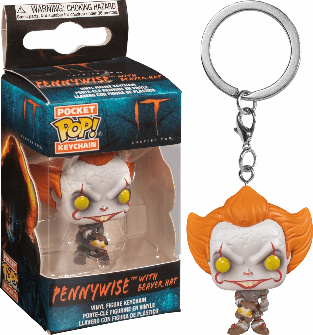 Ghoulish Designs Enchanting Treats POP Keychain: IT: Chapter 2 - Pennywise w/ Beaver Hat