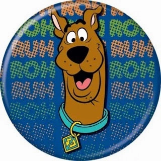 Scooby-Doo Ruh Roh Buttons 1.25" Round Mystical Supplies Ghostly Accessories