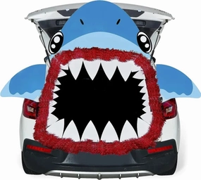Scary Designs Eerie Figures Shark Halloween Trunk or Treat Decor Kit