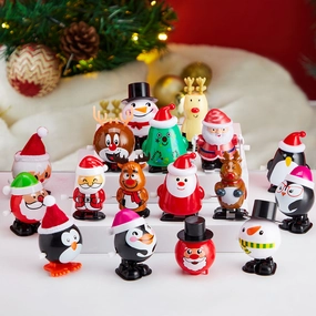 24 Pack Christmas Wind Up Toy Christmas Decoration and Gift Charming Accessories