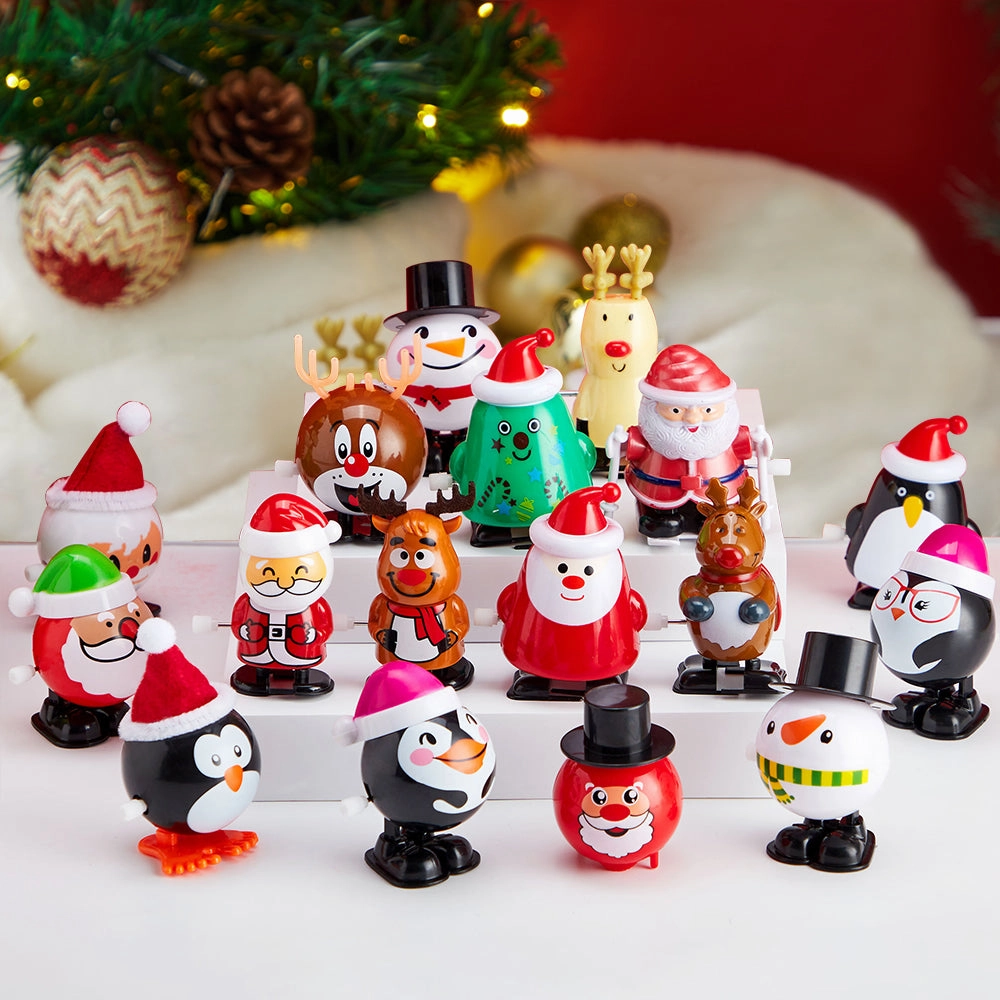 24 Pack Christmas Wind Up Toy Christmas Decoration and Gift Frightening Crafts