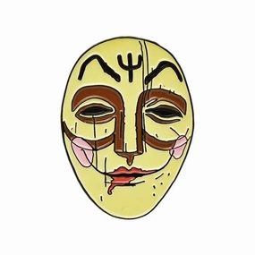 Krampus Dark Elf Gluggagaegir (Window Pepper) Enamel Pin Spooky Ornaments Frightening Party