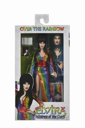 Creepy Lights Elvira, Mistress of the Dark Elvira (Over the Rainbow Ver.) Clothed Action Figure