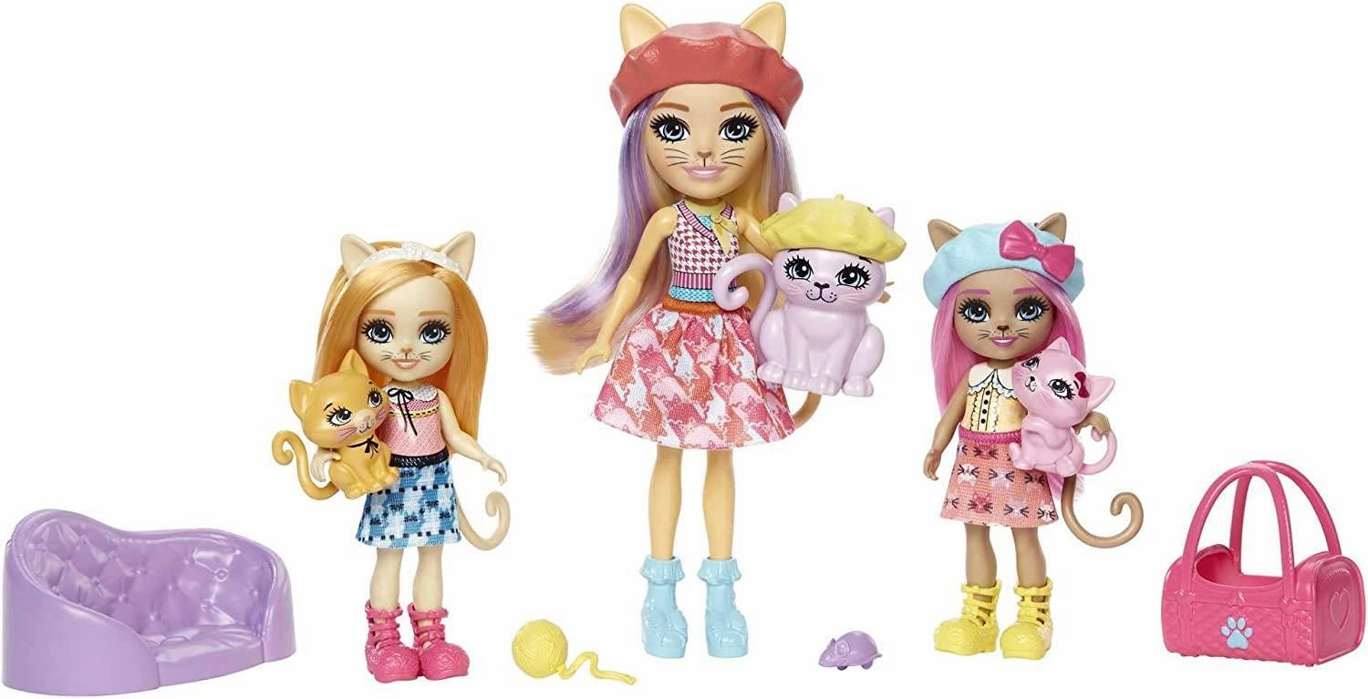 Enchantimals City Tails Carmel Cat Family Engineering Challenge