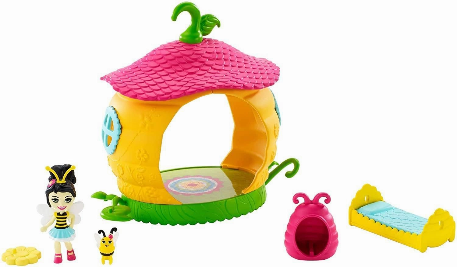 Trend Setter Infrequent Rank Enchantimals FXM99 Beehive Bedroom Playset