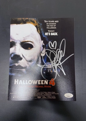 Danielle Harris Autographed Halloween 4 8x10 Photograph (JSA Certified) Wicked Figures E Ornaments