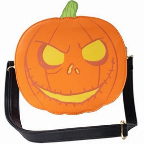 The Nightmare Before Christmas Jack O' Lantern Glow-in-the-Dark Crossbody Purse Eerie Accessories Mystical Decorations