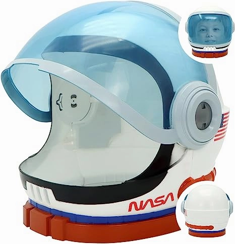 Whimsical Accessories Helmet Blue and Orange Kid Astronaut