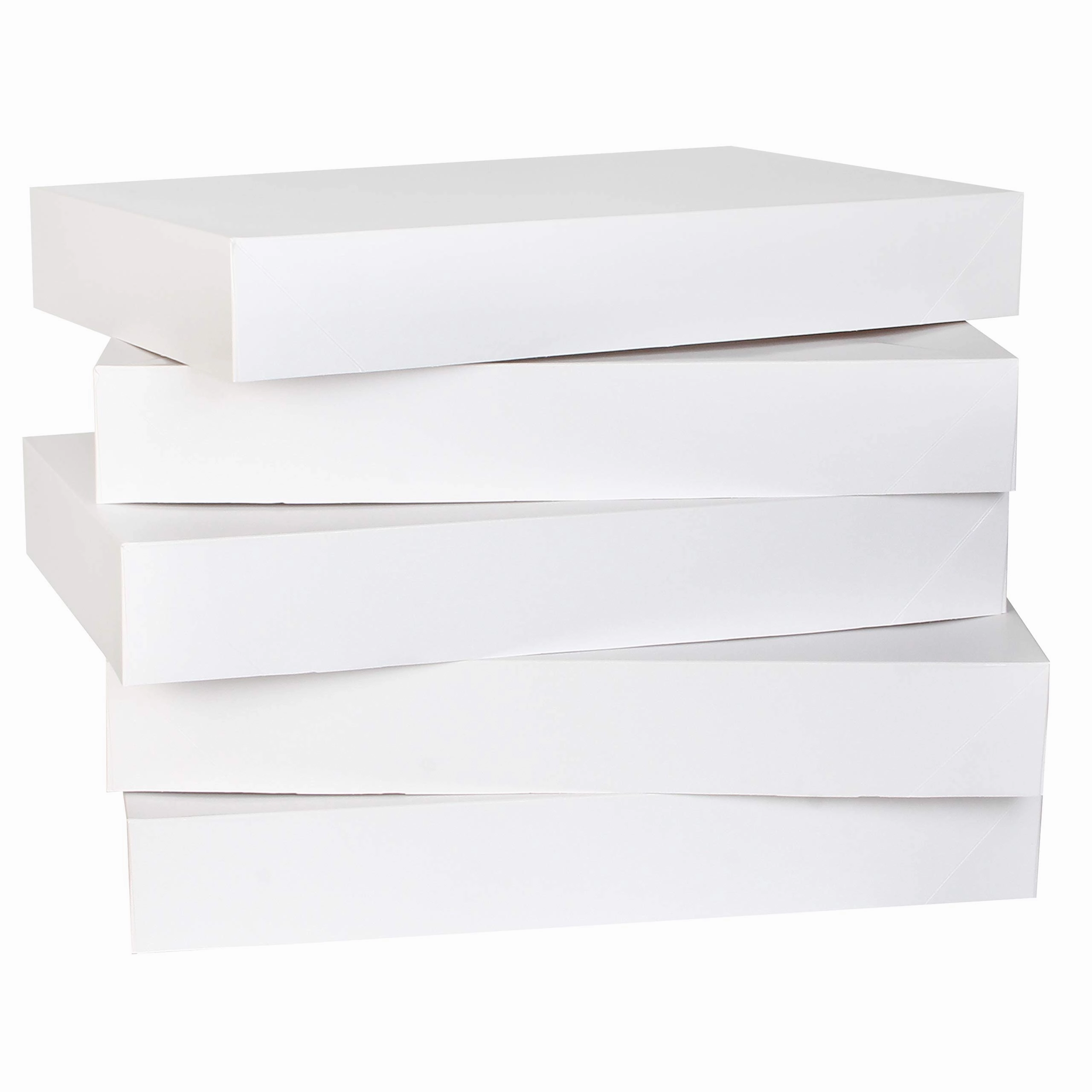 Charming Masks 12 Pcs White Cardboard Gift Boxes