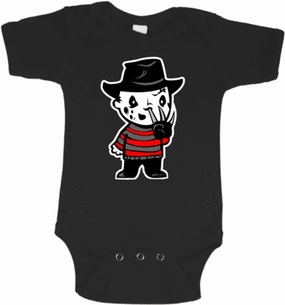 Freddy "Picked A Good One For You" Graphic Onesie or Tee Scary Masks Ghostly Lights
