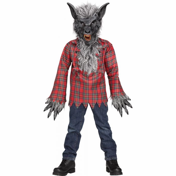 Ghoulish Displays Silver and Grey Werewolf Child Costume
