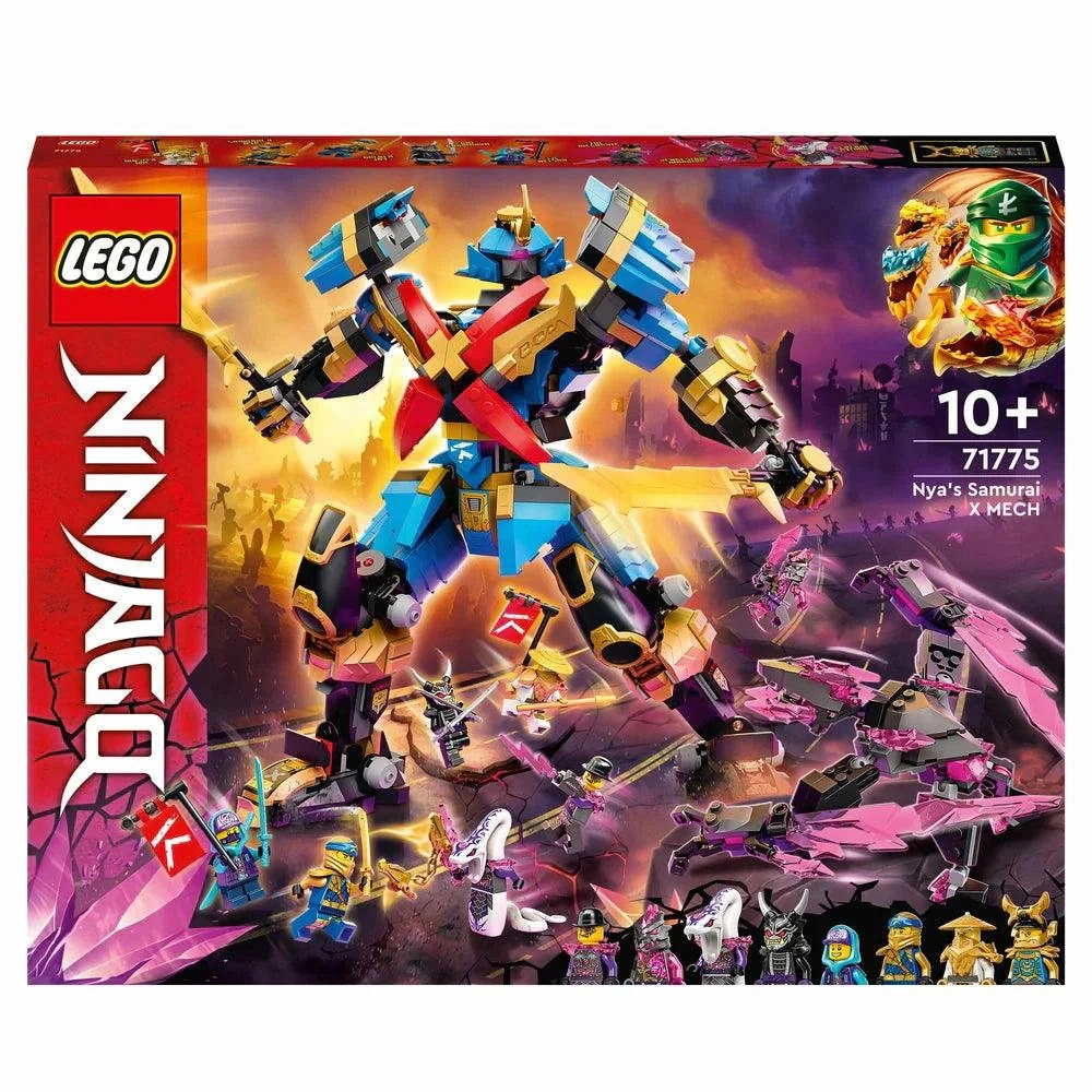 LEGO NINJAGO 71775 Nya's Samurai X MECH Action Figure Set Local Multiplayer Fine Motor