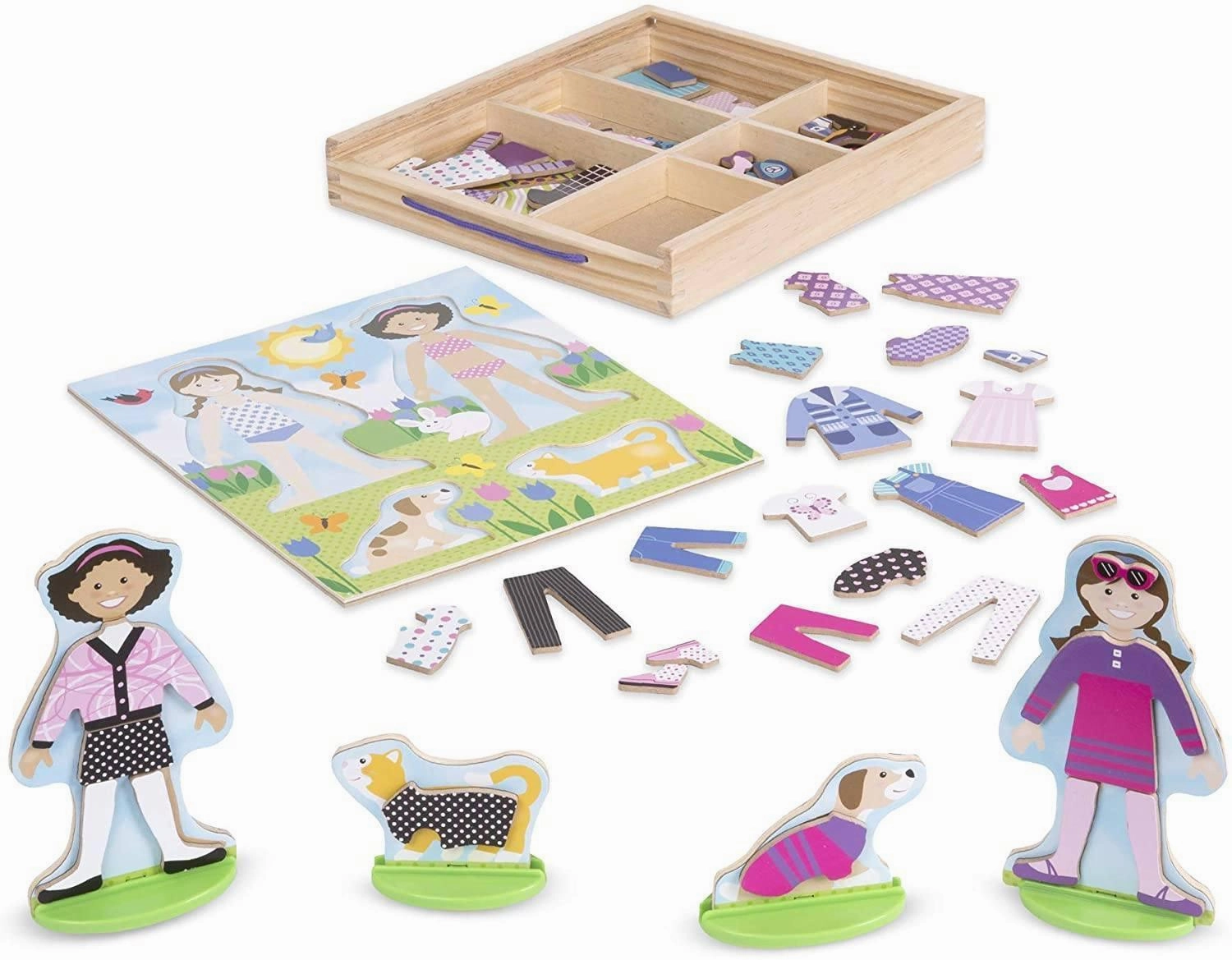 Melissa & Doug 19314 Best Friends Magnetic Dress-Up Play Set Collector's Edition