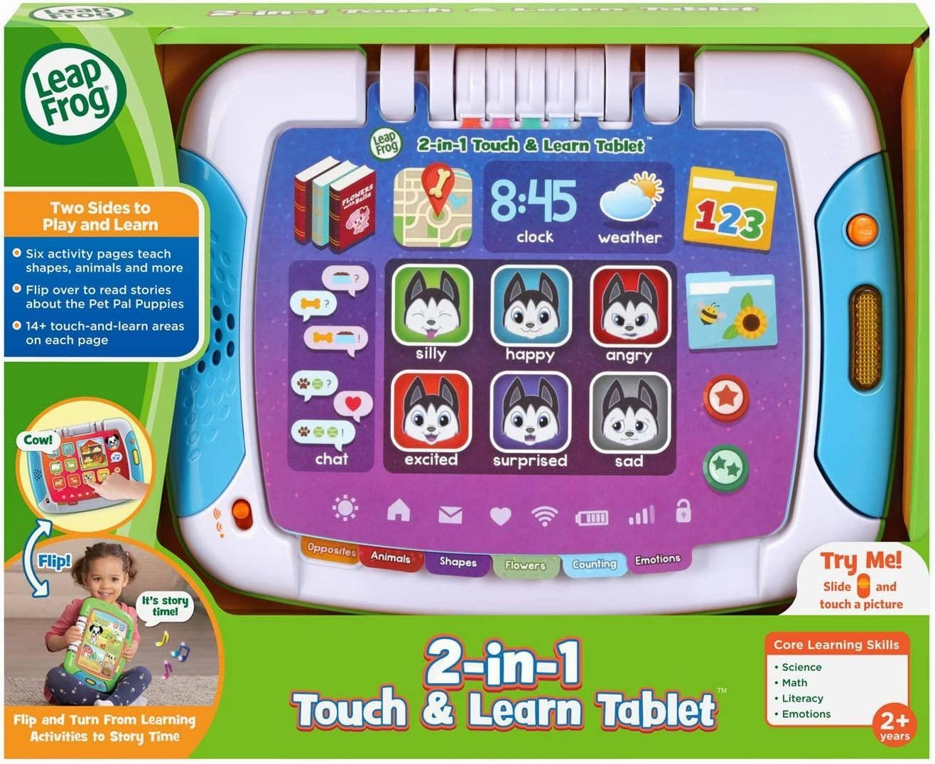 LeapFrog 2-in-1 Touch & Learn Tablet Summit Achievement Accessibility Options