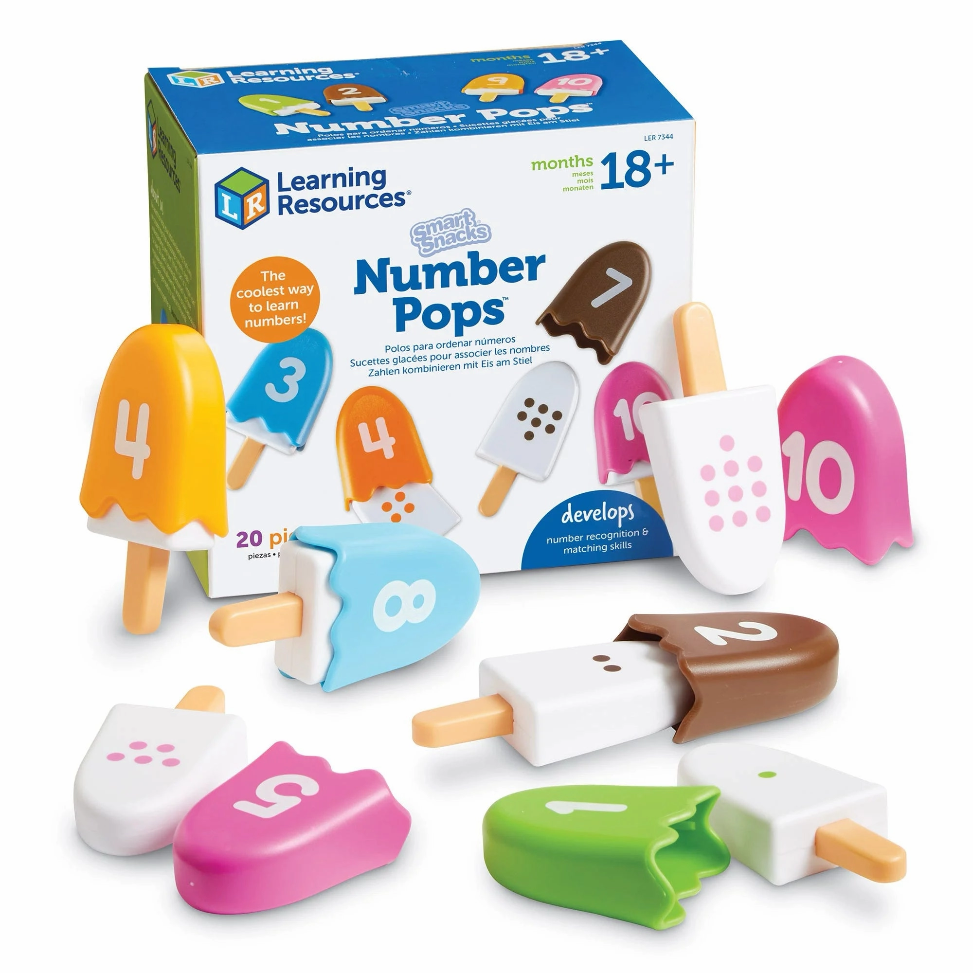 Learning Resources Smart Snacks? Number Pops Four Day Week