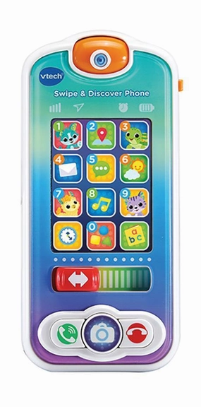VTech Touch & Swipe Baby Phone Mini Crate