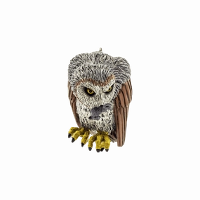 Evil Owl Horrornament Whimsical Crafts Fantastic Decor