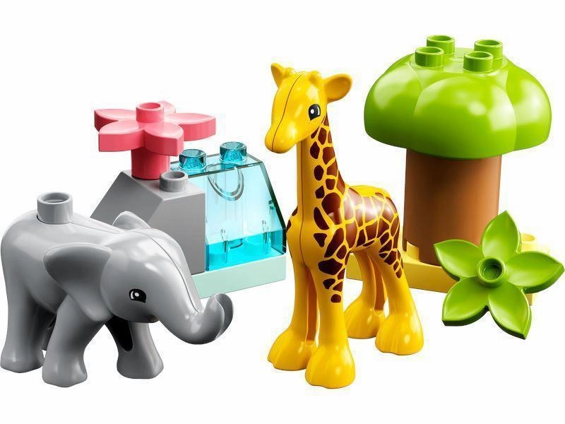 LEGO DUPLO 10971 Wild Animals of Africa Toy for Toddlers Economic Simulation Competitive Rank