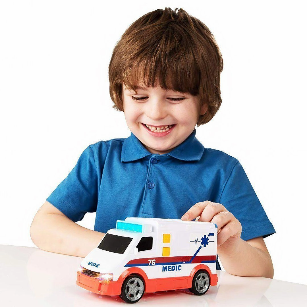 Teamsterz Small Light and Sounds Medic Emergency Vehicle Meaningful Decision Deluxe Version