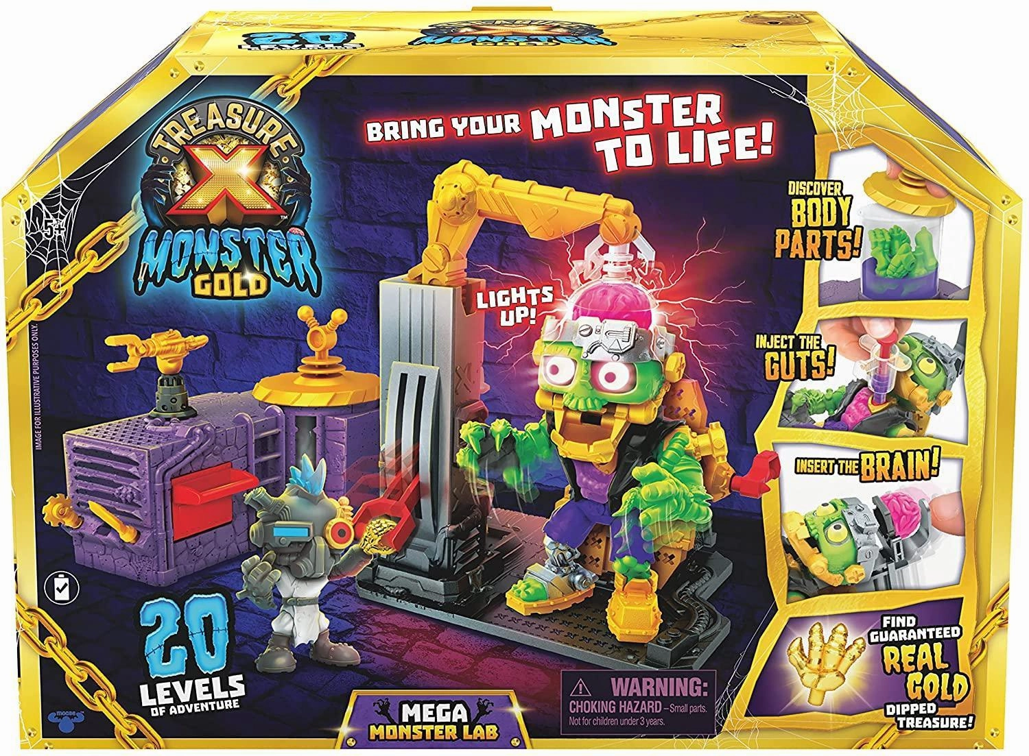 Treasure X Monster Gold Mega Monster Lab Playset Public Demo