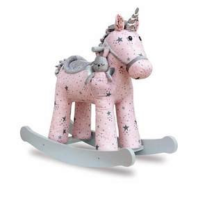 Novelty Worker Tall Stature Little Bird Told Me Celeste & Fae Rocking Unicorn 12m 