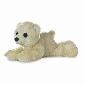 AURORA Mini Flopsie Arctic Polar Bear 8-inch Plush Mini Stamp Top Manufacturer