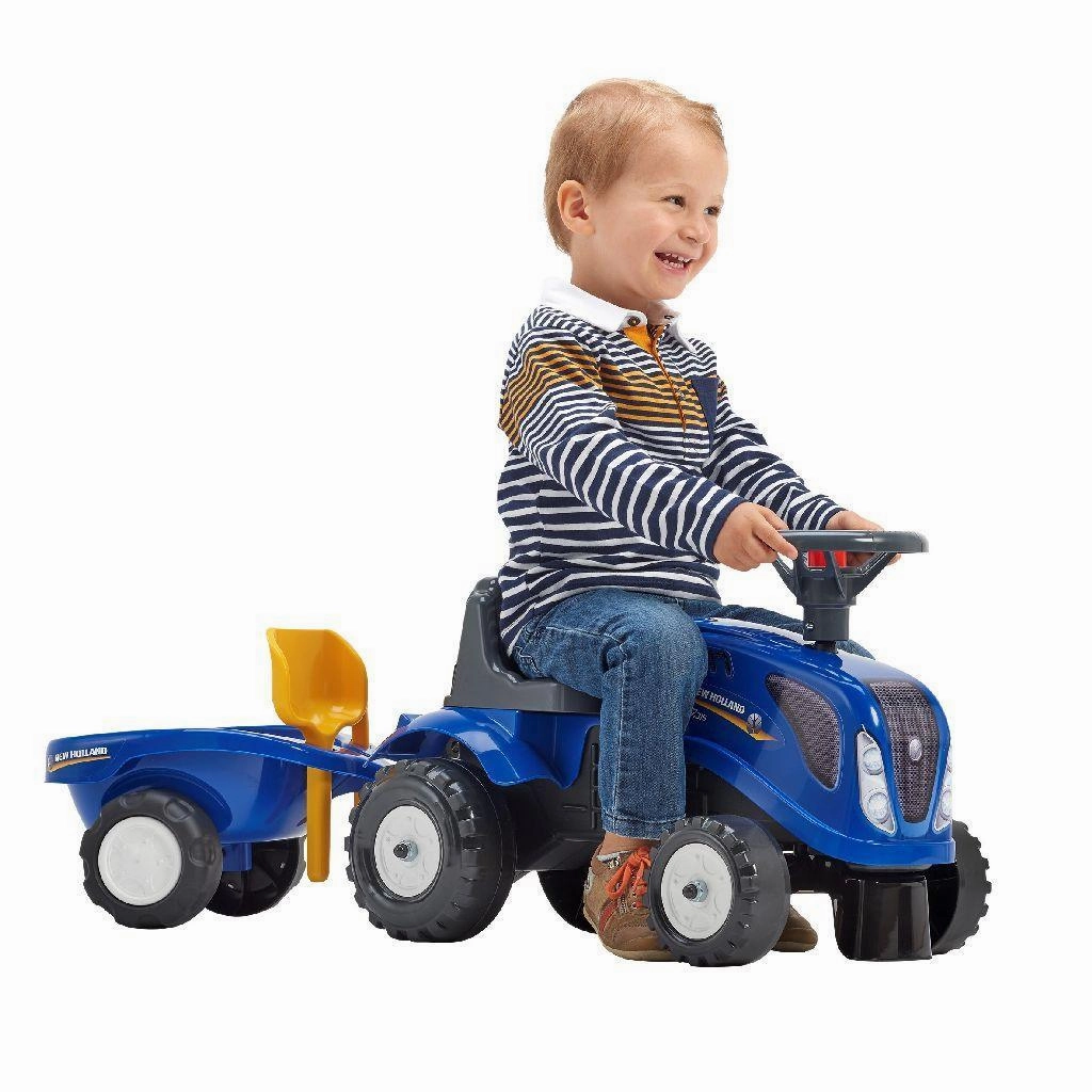 Falk Baby New Holland Ride-On Toddler Tractor Set Weekly Uncommon