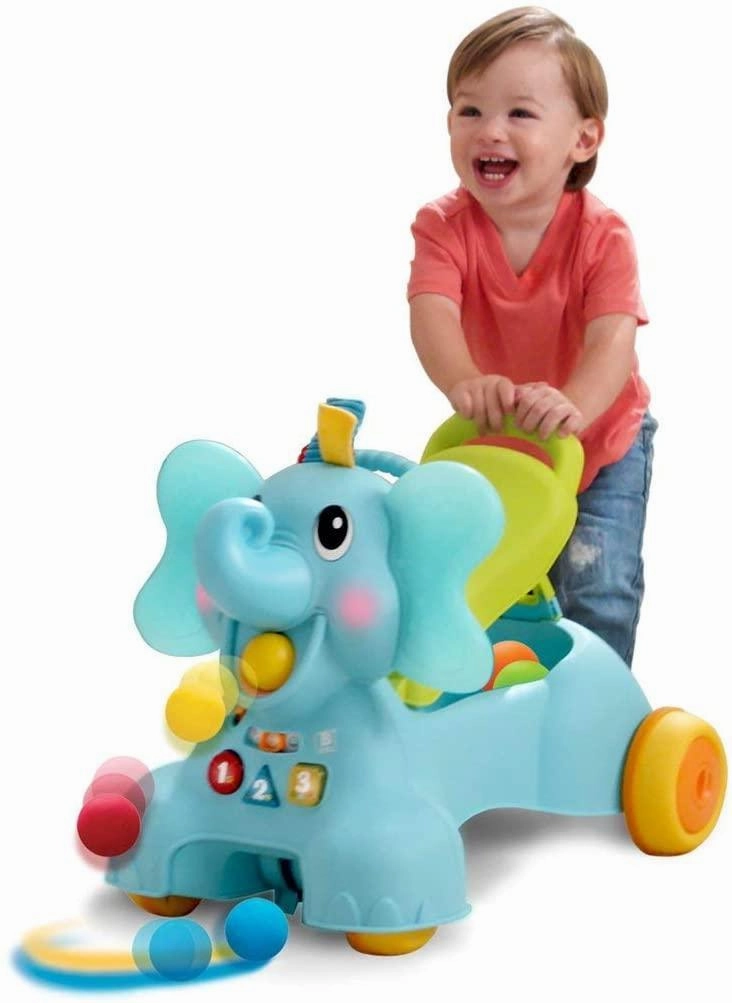 Infantino 3-in-1 Sit, Walk & Ride Elephant In Stock Now Cultural Society