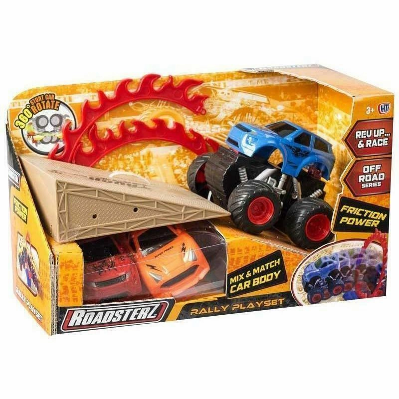 Cultural Awareness Competitive Action Roadsterz Friction Power Rally Car Playset - Assortment